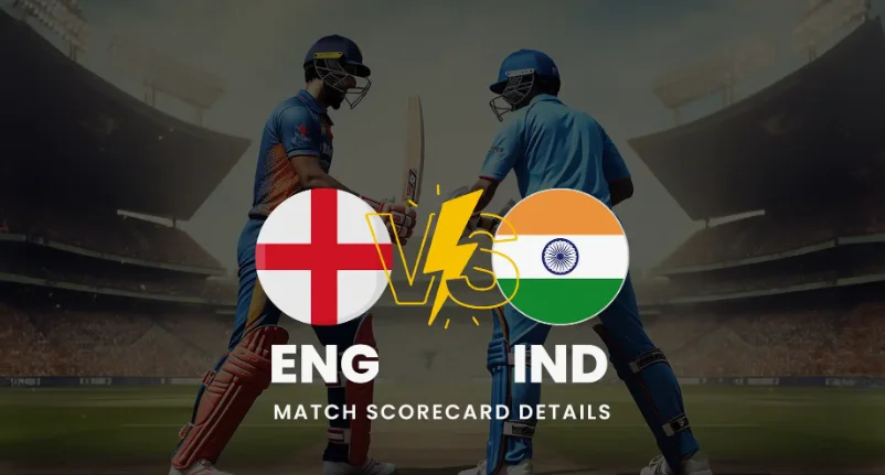 England vs India National Cricket Team Match Scorecard
